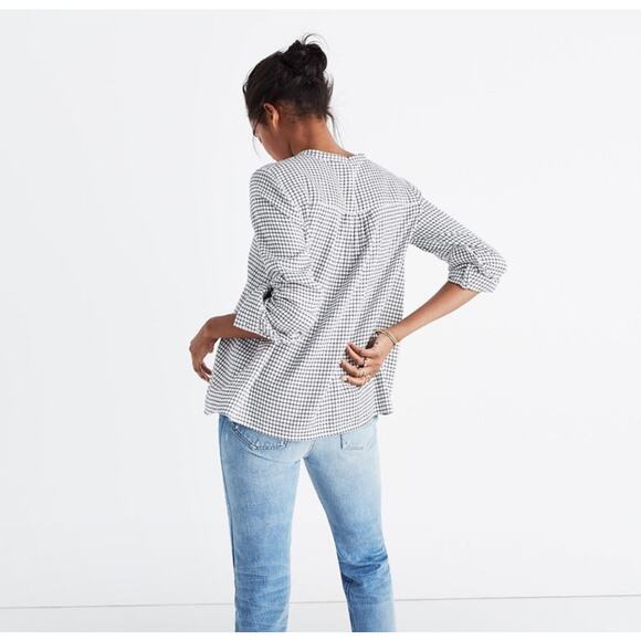 Madewell Market Popover Shirt in Malone Plaid - Picture 2 of 6